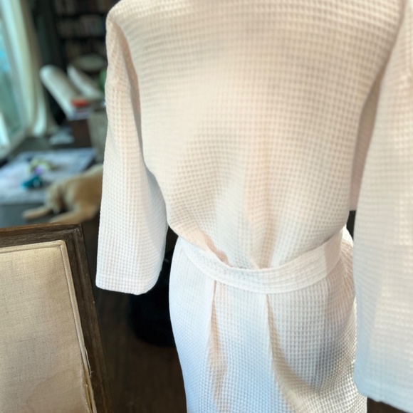 🛀NWOT - TURQUAZ ROBE -  LIGHTWEIGHT WAFFLE KIMONO BATHROBE🛀 - Picture 3 of 7